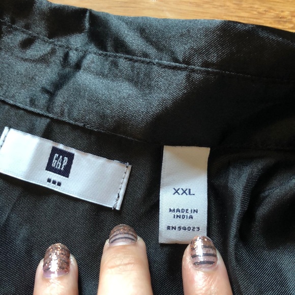 Gap silky wrap tie blouse - Picture 3 of 4